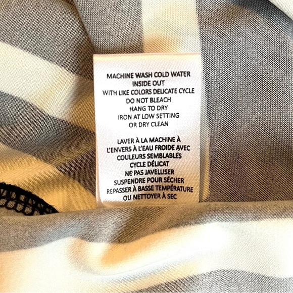 NWOT Jules & Leopold B&W Geo Print Cowl Neck Slip Midi Dress Date Night Party, M - Picture 14 of 14